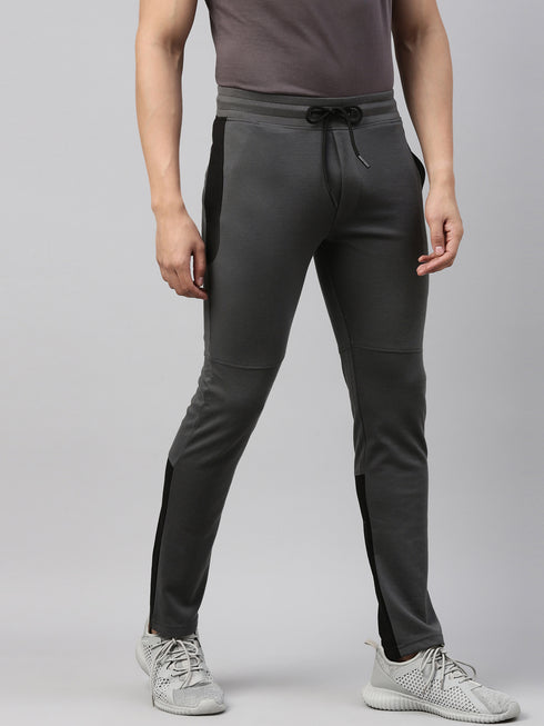 Charcoal Solid Track Pant